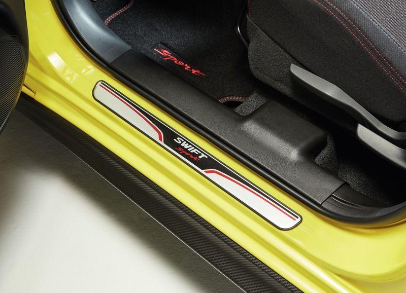 SuzukiSwift Door Sill Trim Set - Anodised Aluminium