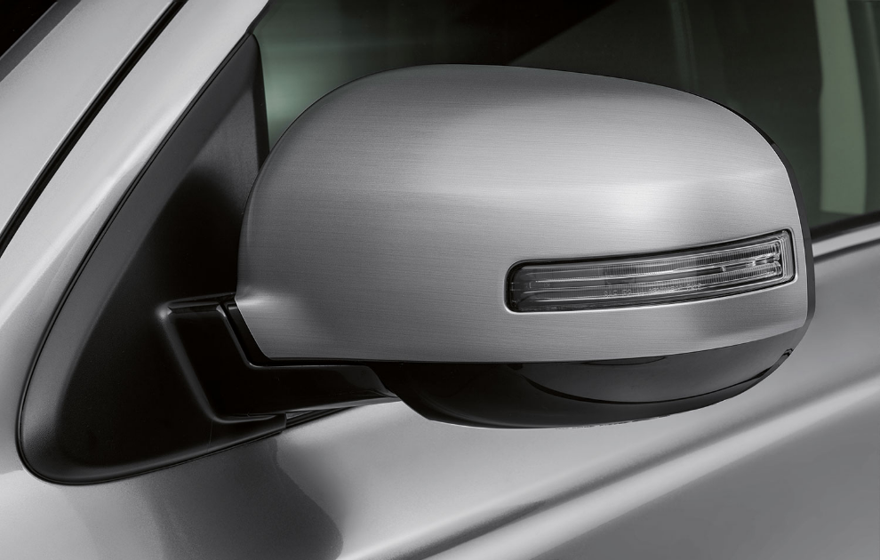 Mitsubishi Mirror Covers, Brushed Alloy