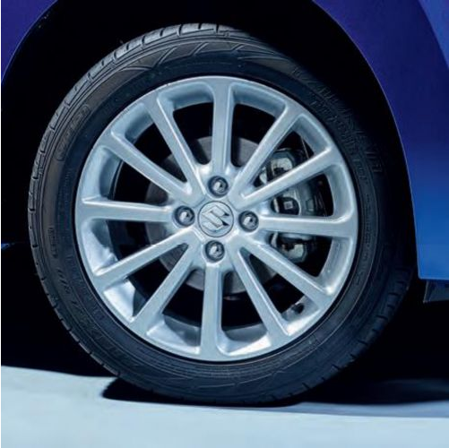 Suzuki Alloy wheel 'Journey', 6J x 16", silver finish