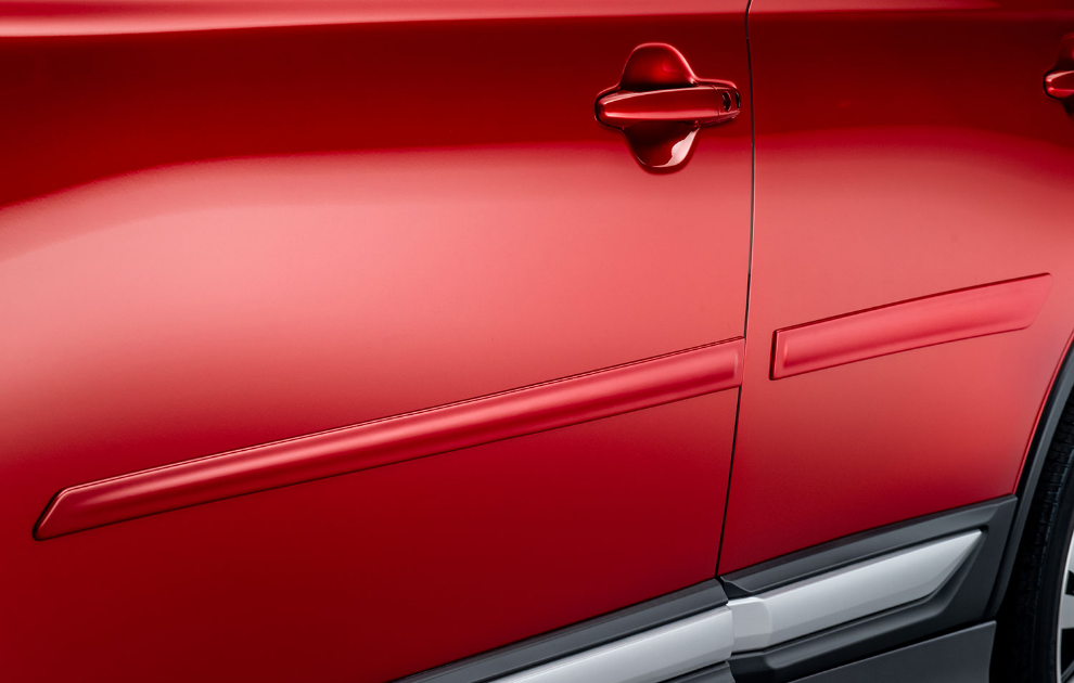 Mitsubishi Side Protection Mouldings - Amethyst Black, X42