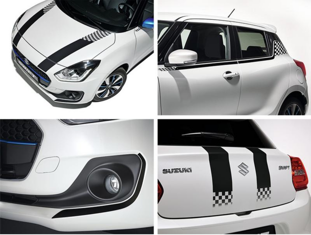 Suzuki Full Stripe Set - Black