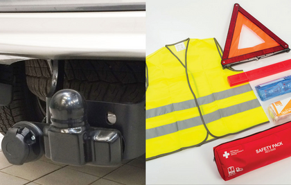 Mitsubishi Towbar, 13-Pin Full Function Wiring And Safety Kit