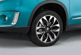 Suzuki Alloy wheel, 'MISTI', alloy wheel, gloss black and polished finish