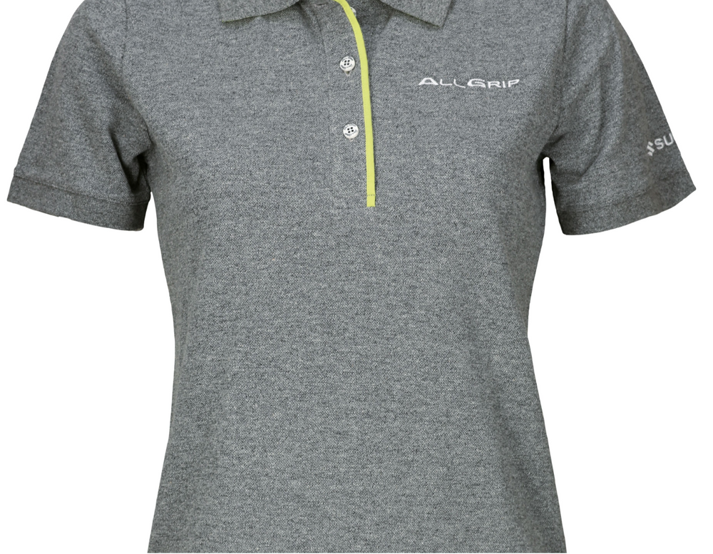Suzuki Grey AllGrip Polo Shirt - Ladies
