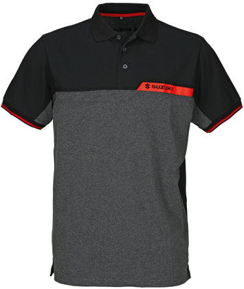 Suzuki Team Black Polo Shirt Men's