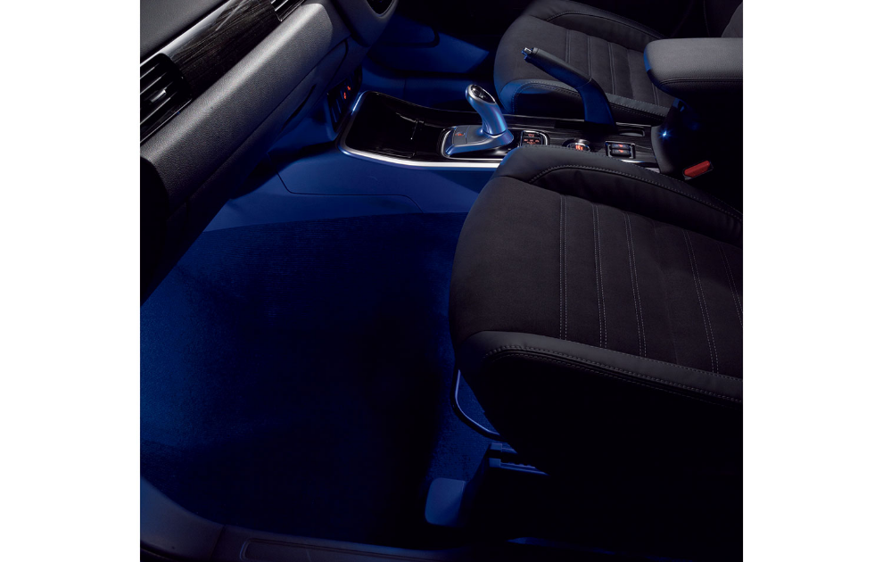 Mitsubishi Floor Illumination, Blue Light