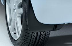 Mitsubishi Mudflap Set, Rear