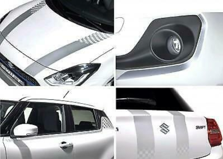 Suzuki Full Stripe Set - Silver