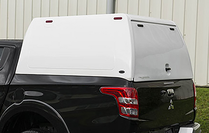 Mitsubishi L200 Classic Hardtop, Solid Bulkhead & Tailgate - White Gel Coat
