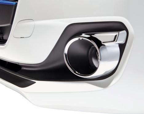 Suzuki Front fog lamp trim set, chromed