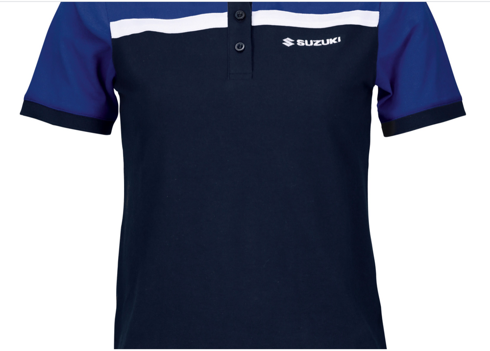 Suzuki Team Blue Polo Shirt Ladies'