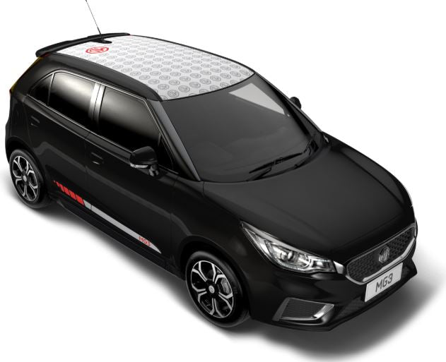 MG 3 Fade Stripe and Roof Decal