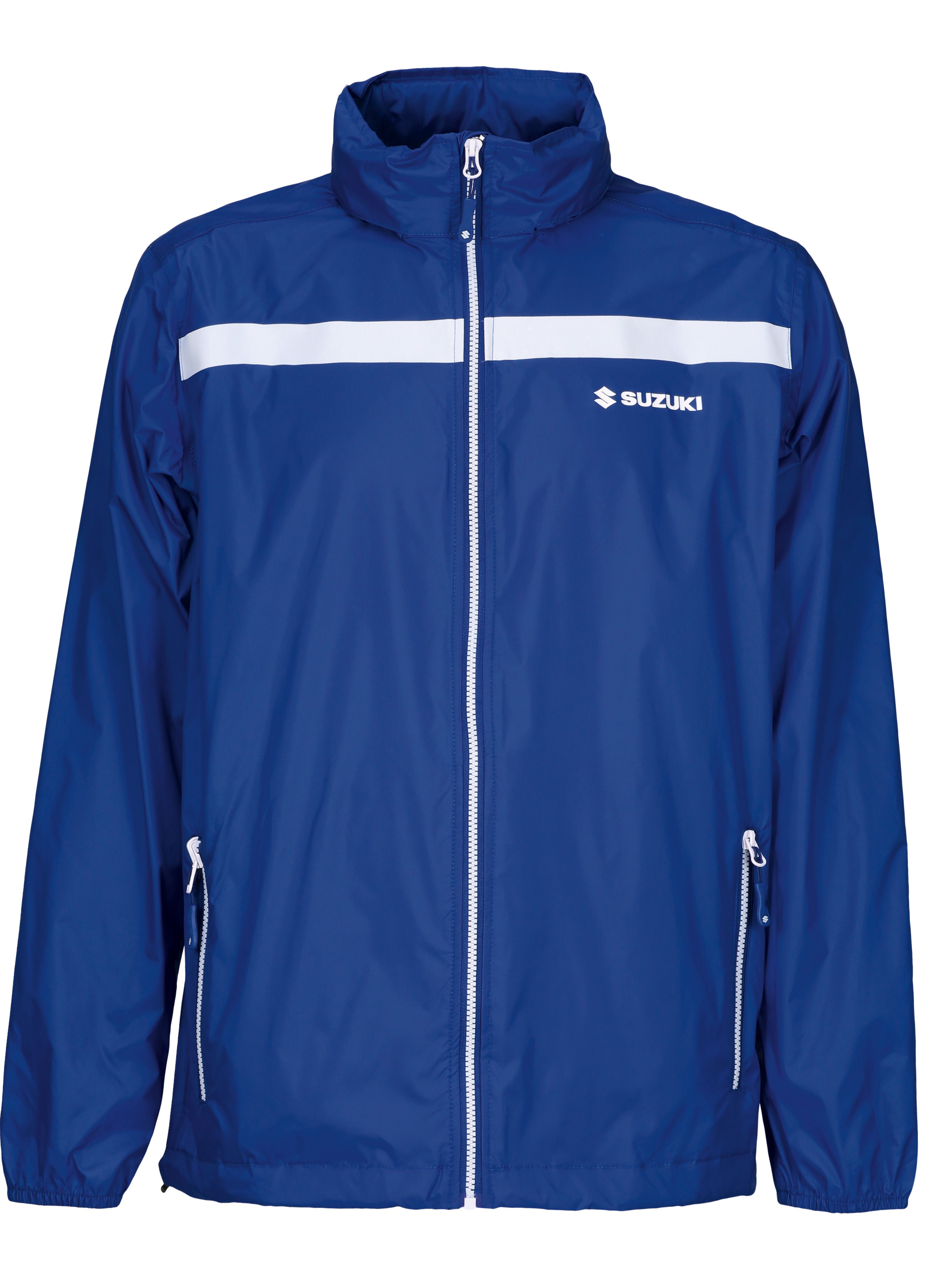 Suzuki Team Blue Rain Jacket Suzuki Clothing Luscombe Motors