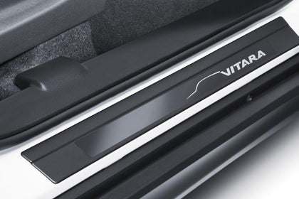 Suzuki Vitara Door Sill Trim Set - Black