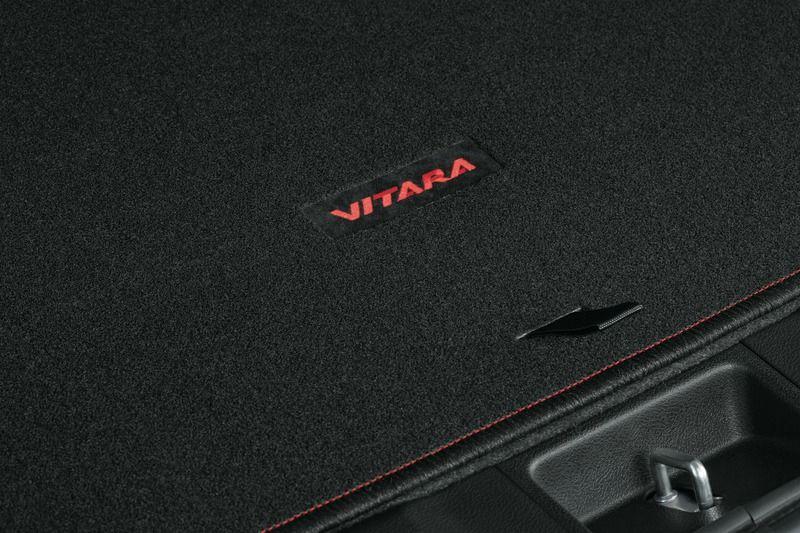 Suzuki Vitara Boot Carpet Mat - Red Logo