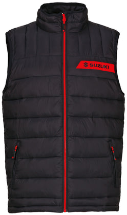 Suzuki Team Black Quilted Bodywarmer