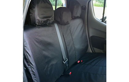 Mitsubishi Protective Seat Covers, Double Cab - Rear